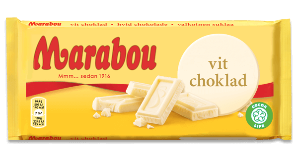 Marabou Vit Choklad 185g