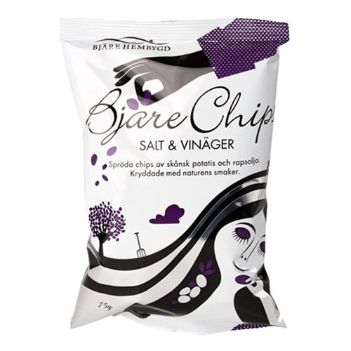 Bjäre Chips Salt & Vinäger 200g