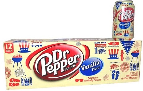 Dr Pepper Vanilla Float 355ml x 12st
