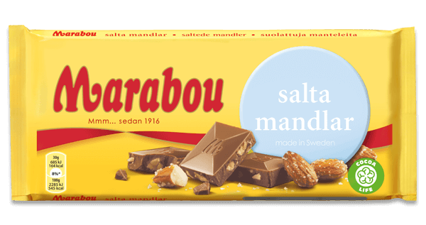 Marabou Salta Mandlar 200g