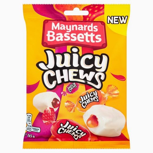 Maynards Bassetts Juicy Chews Sweets 165g