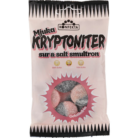 Läs mer om Kryptoniter Mjuka Smultron 60g