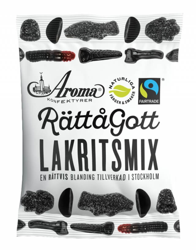 Aroma Rättågott Lakritsmix 140g