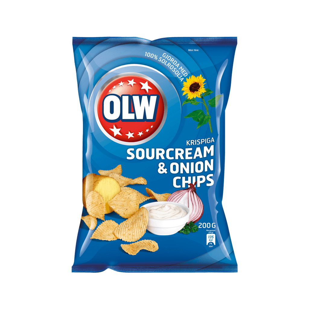 OLW Sourcream & Onion 175g