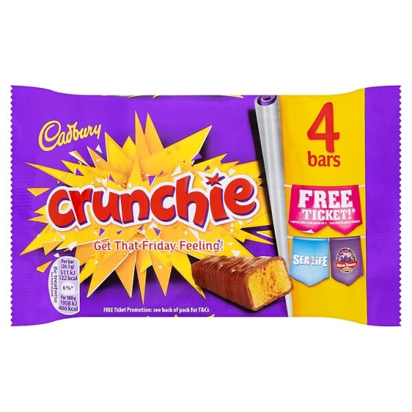 Cadbury Crunchie 4-Pack 104.4g