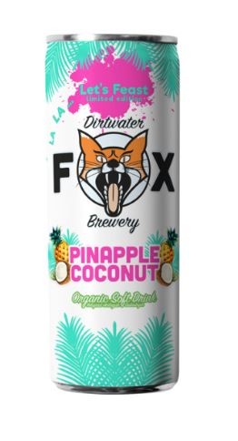 Dirtwater Fox Pinapple Coconut - Lets Feast 25cl Coopers Candy