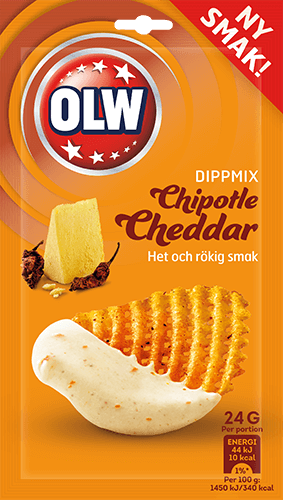 Läs mer om OLW Dipmix Chipotle Cheddar