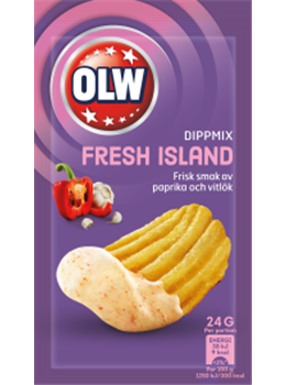 Läs mer om OLW Dipmix Fresh Island 24g