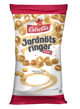 Estrella Jordnötsringar 175g