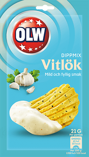 Läs mer om OLW Dipmix Vitlök 21g