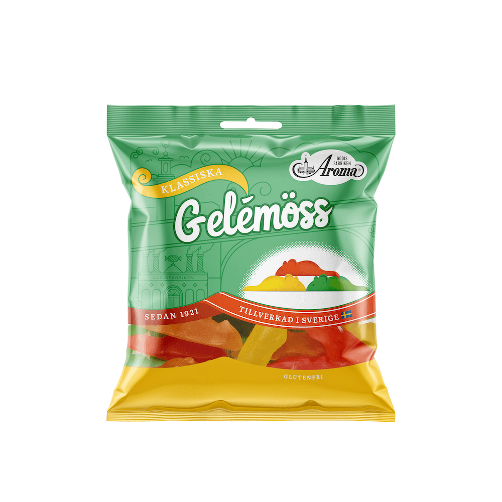 Aroma Gelemöss 80g | Godis | Gottegrisen
