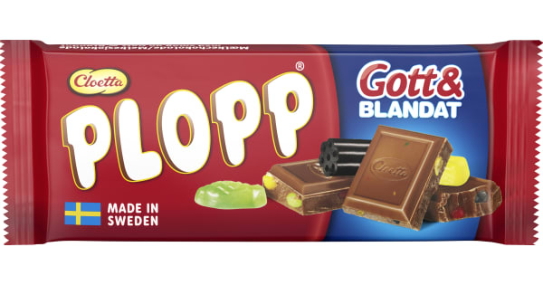 Plopp Mjölkchoklad Gott & Blandat 75g