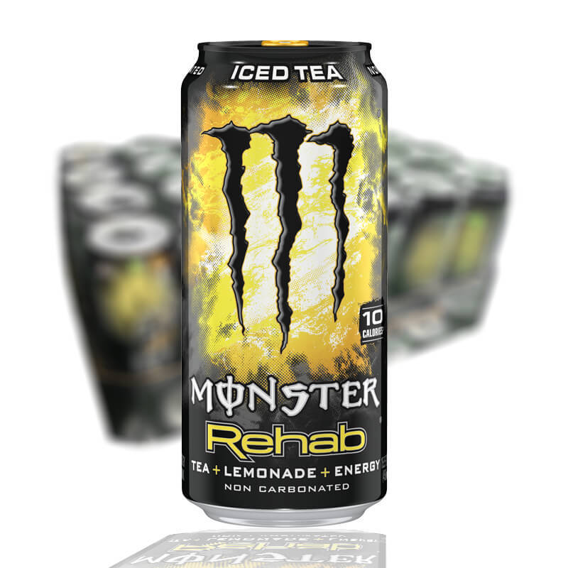 Monster Energy Rehab Lemonade 24-pack (50cl)