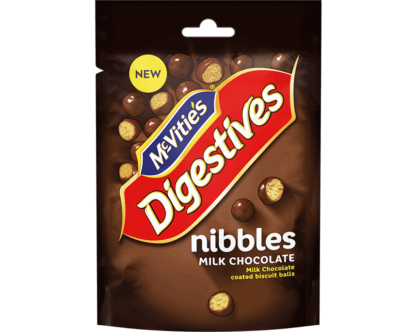 McVities Digestives Nibbles Milk Chocolate 120g