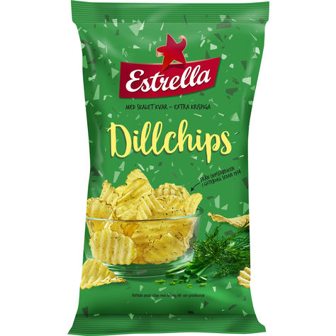 Läs mer om Estrella Dillchips 175g