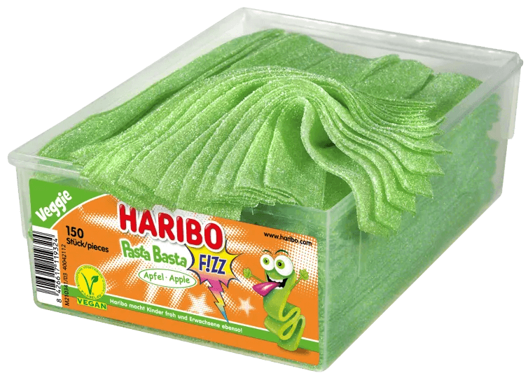 Läs mer om Haribo Pasta Basta Äpple 1.125kg