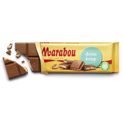 Läs mer om Marabou Drömkrisp 100g