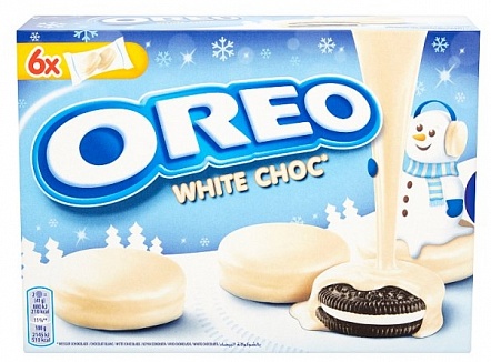 Läs mer om Cadbury Oreo White Choc 246g