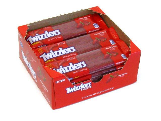 Läs mer om Twizzlers Jordgubb 70g x 18st