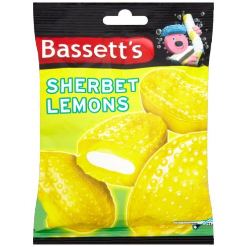 Maynards Bassetts Sherbet Lemons Sweets Bag 192g