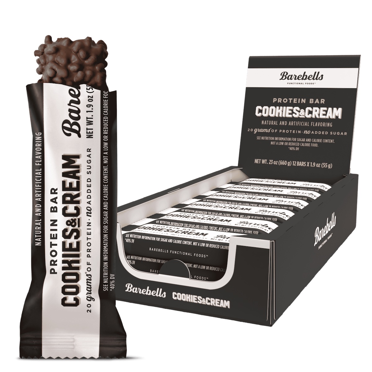 Barebells Protein Bar - Cookies & Cream 55g x 12st