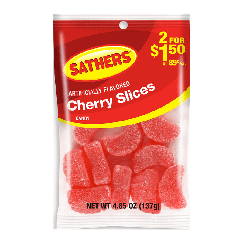 Sathers Cherry Slices 137g