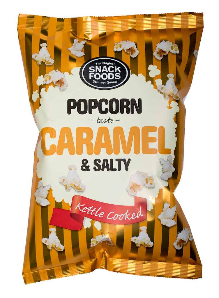 Läs mer om Snacks Food Caramel & Salty Popcorn 65g