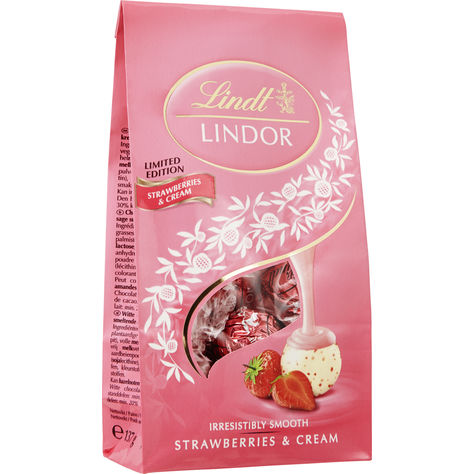 Läs mer om Lindor Strawberries & Cream 137g