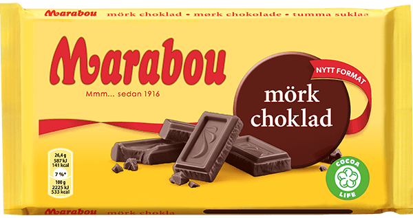 Marabou Mörk Choklad 185g