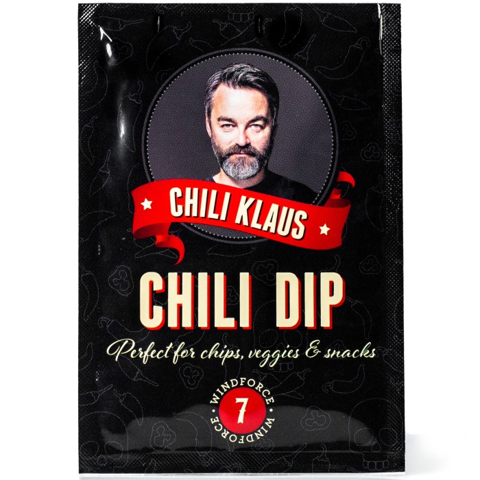 Köp Chili Klaus Chili Dip Vindstyrke 7 12g hos Coopers Candy