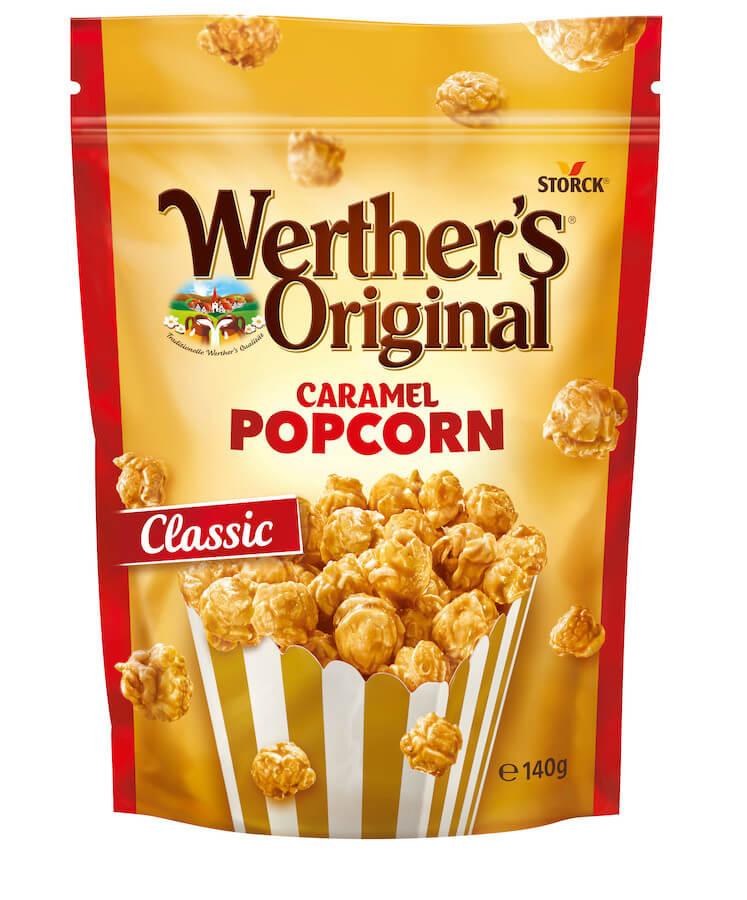 Läs mer om Werthers Classic Caramel Popcorn 140g