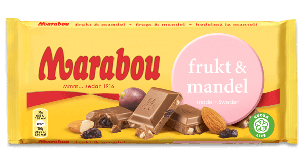 Läs mer om Marabou Frukt & Mandel 100g