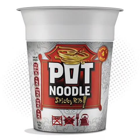 Pot Noodle Sticky Rib 90g