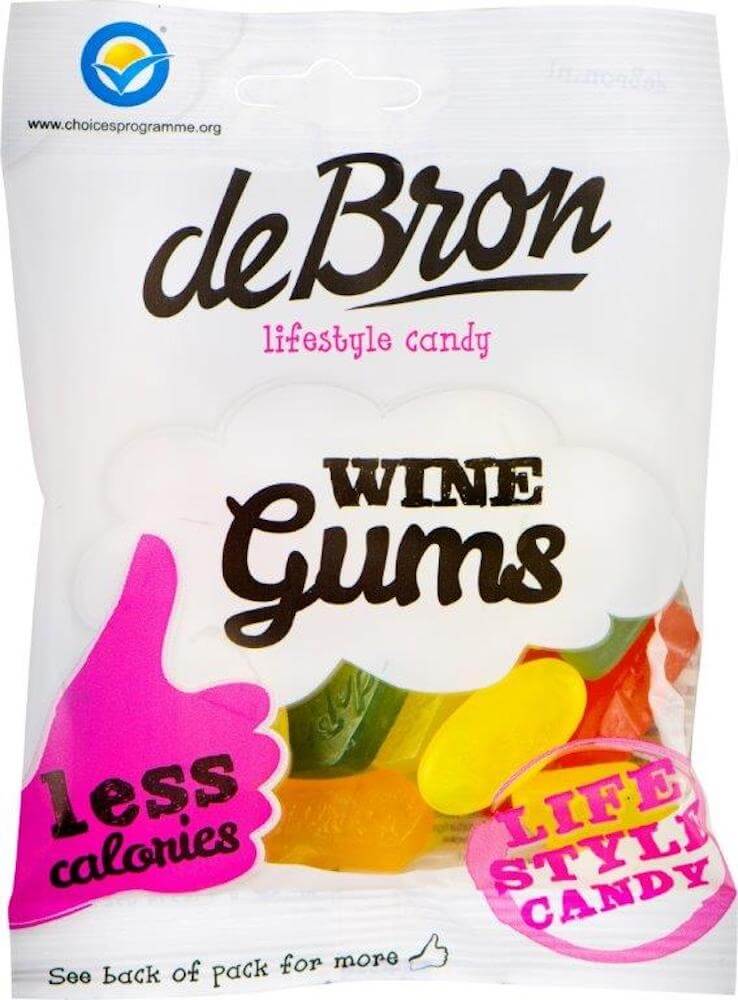 de Bron Sugar Free Wine Gums 100g