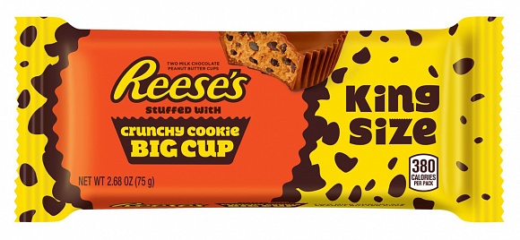 Läs mer om Reeses Crunchy Cookie Peanut Butter Cups Big Cup 75g