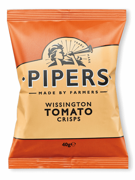 Pipers Crisps Wissington Tomato 150G