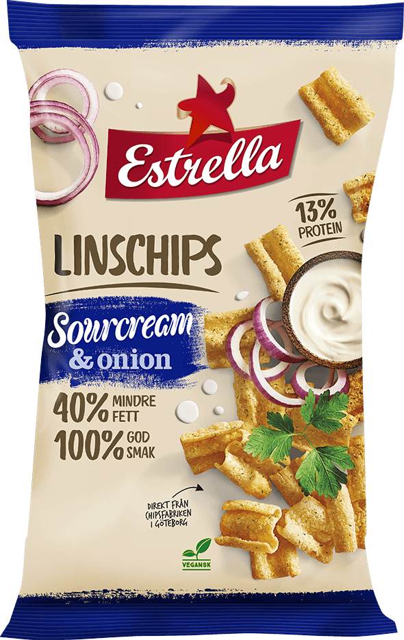 Estrella Linschips Sourcream & Onion 110g