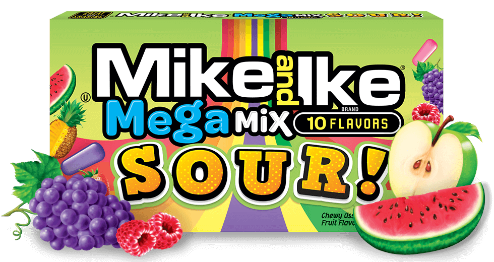 Mike and Ike Mega Mix Sour 142g