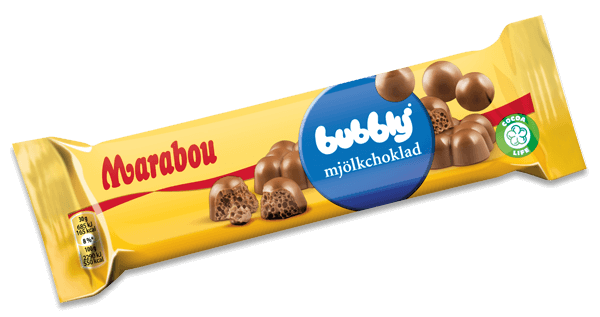 Läs mer om Marabou Bubblig Mjölkchoklad 60g