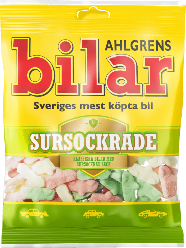 Ahlgrens Bilar Sursockrade 100g