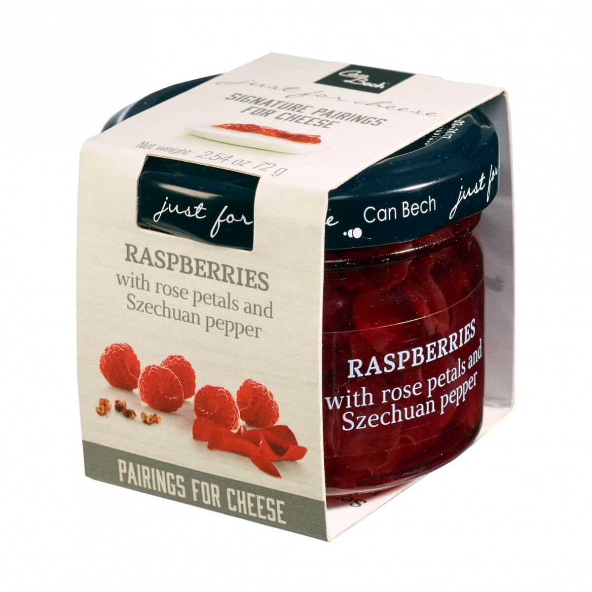 Marmelad Hallon, rosenblad, sechuan-peppar 72g