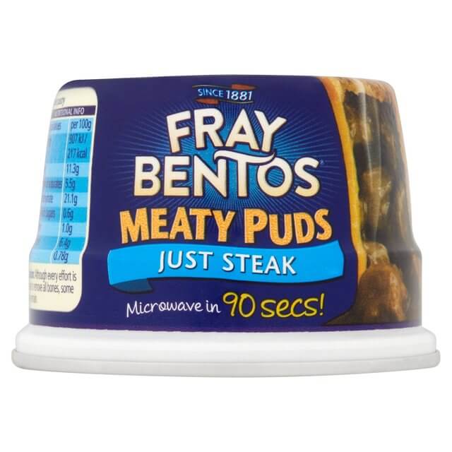 Fray Bentos Meaty Puds Just Steak 200g