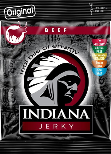 Läs mer om Indiana Beef Jerky Original 25g