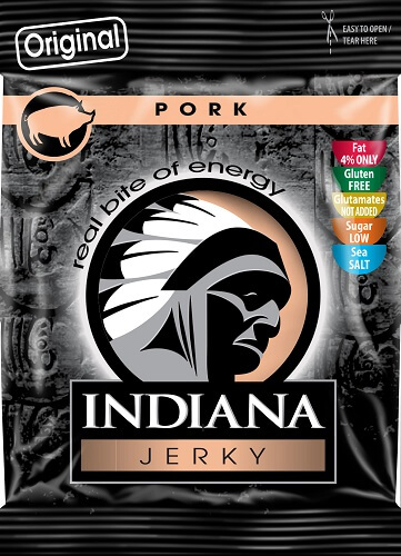 Läs mer om Indiana Pork Jerky Original 25g