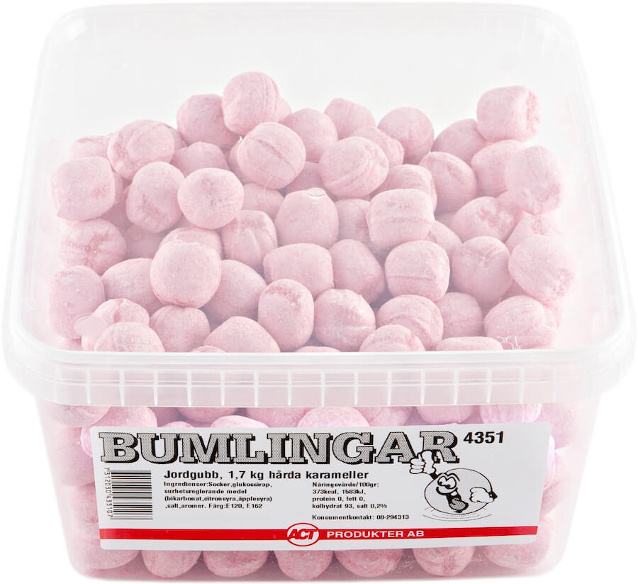 Bumlingar Jordgubb 1.7kg