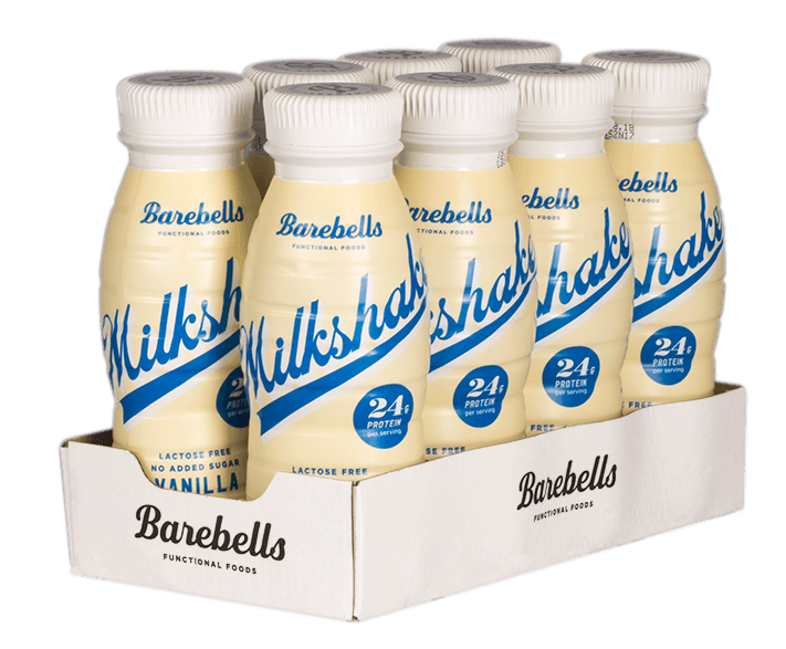 Läs mer om Barebells Milkshake Vanilla 330ml x 8st