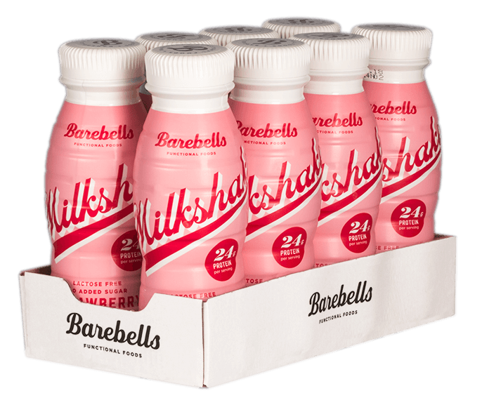 Läs mer om Barebells Shake Strawberry 330ml x 8st