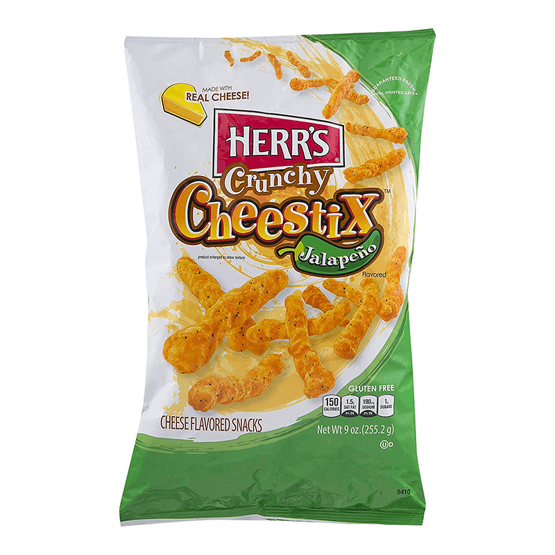 Läs mer om Herrs Jalapeno Crunchy Cheestix 255.2g