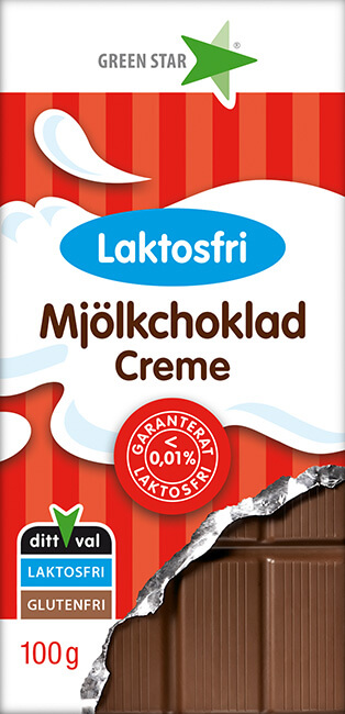 Mjölkchoklad laktosfri Creme 100g