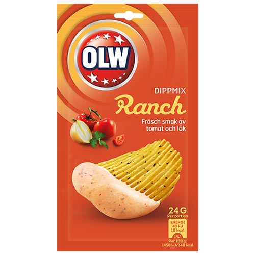 Läs mer om OLW Dipmix Ranch 24g